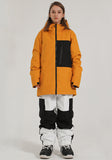 Gsou Snow Women's New Tooling Snow Suits Couples Color-blocking Outdoor Windproof Waterproof Warm Ski Suits