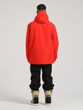 Gsou Snow Herren-Skianzug mit rotem Pullover