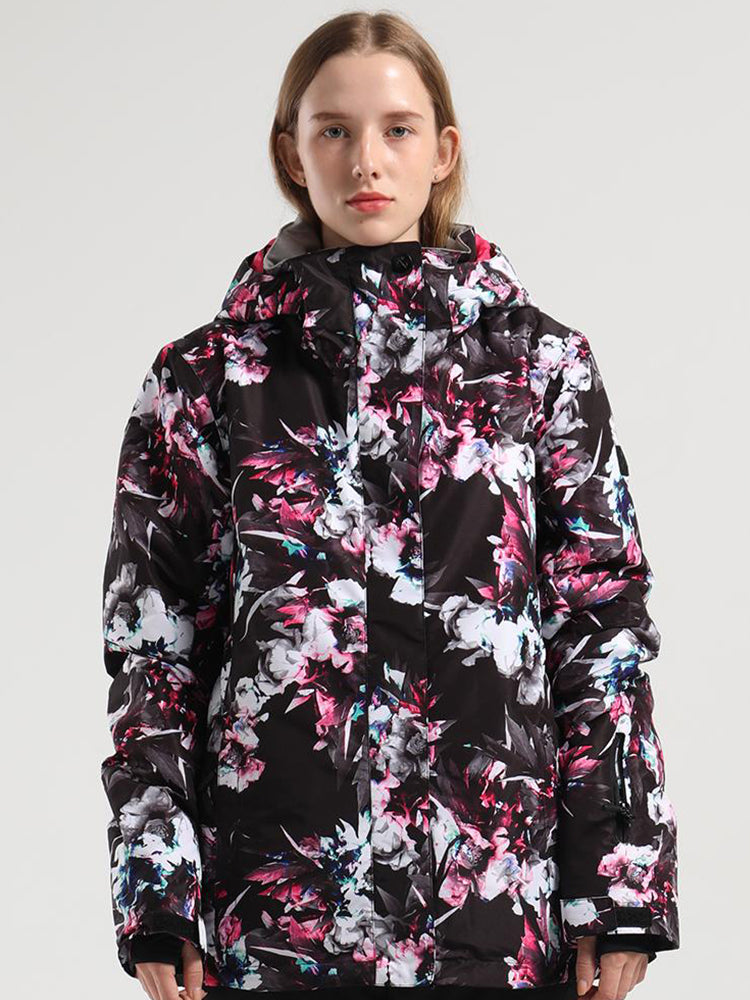 Womens ColourfulSki Jacket 10K Windproof and Waterproof Snowboard jackets