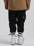 SMN – pantalon de Snowboard noir imperméable, chaud, ample, fin, respirant et résistant à l'usure, Hip-Hop, Double planche, pour hommes