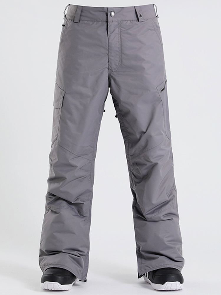 Gsou Snow Men's Dark Gray Snowboard Pants Ski Pants