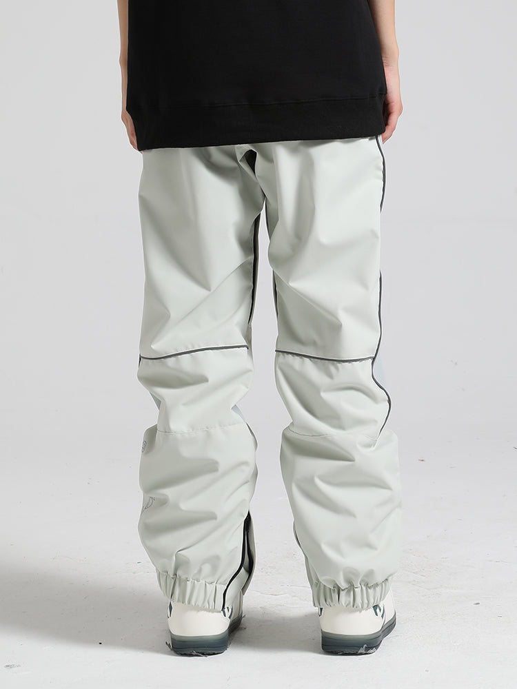 Gsou Snow Women's Colorblock Reflective Ski Pants