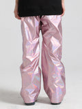 Gsou Snow Women's Pink Dazzling Ski Pants