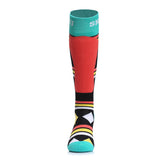 Gsou Snow Damen-Skisocken, ergonomische Socken, Feuchtigkeitsregulierung, hoher Leistungskomfort