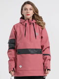 Gsou Snow Damen Alpine Messenger Glimmer Snow Jacket Wasserdichter Mantel